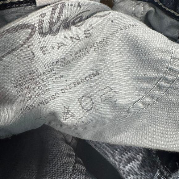 Silver Jeans Santorini Capri Jeans Women's Size 30 Waist Darker Medium Wash - Picture 7 of 7